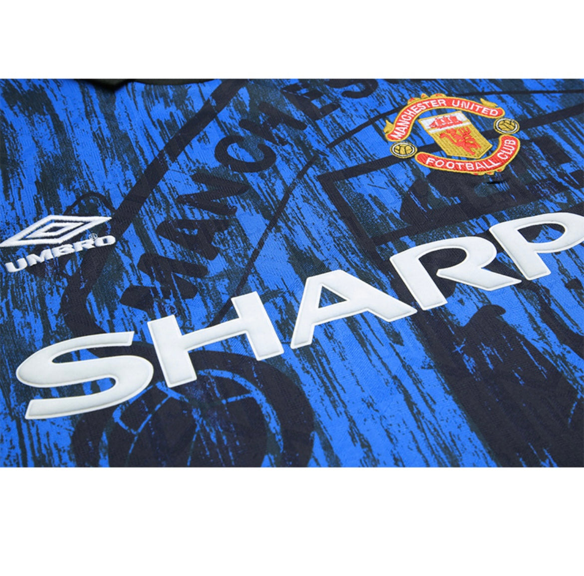 MANCHESTER UNITED - MAILLOT EXTÉRIEUR MANCHES LONGUES 1992/93