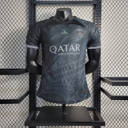 PSG maillot Édition spéciale Noir version Player 2023 2024