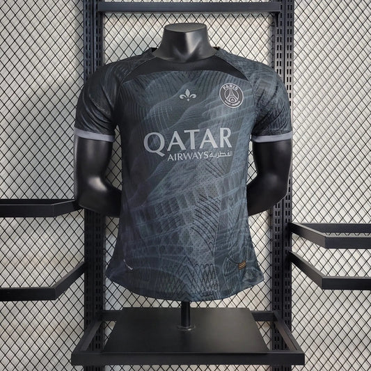 PSG maillot Édition spéciale Noir version Player 2023 2024