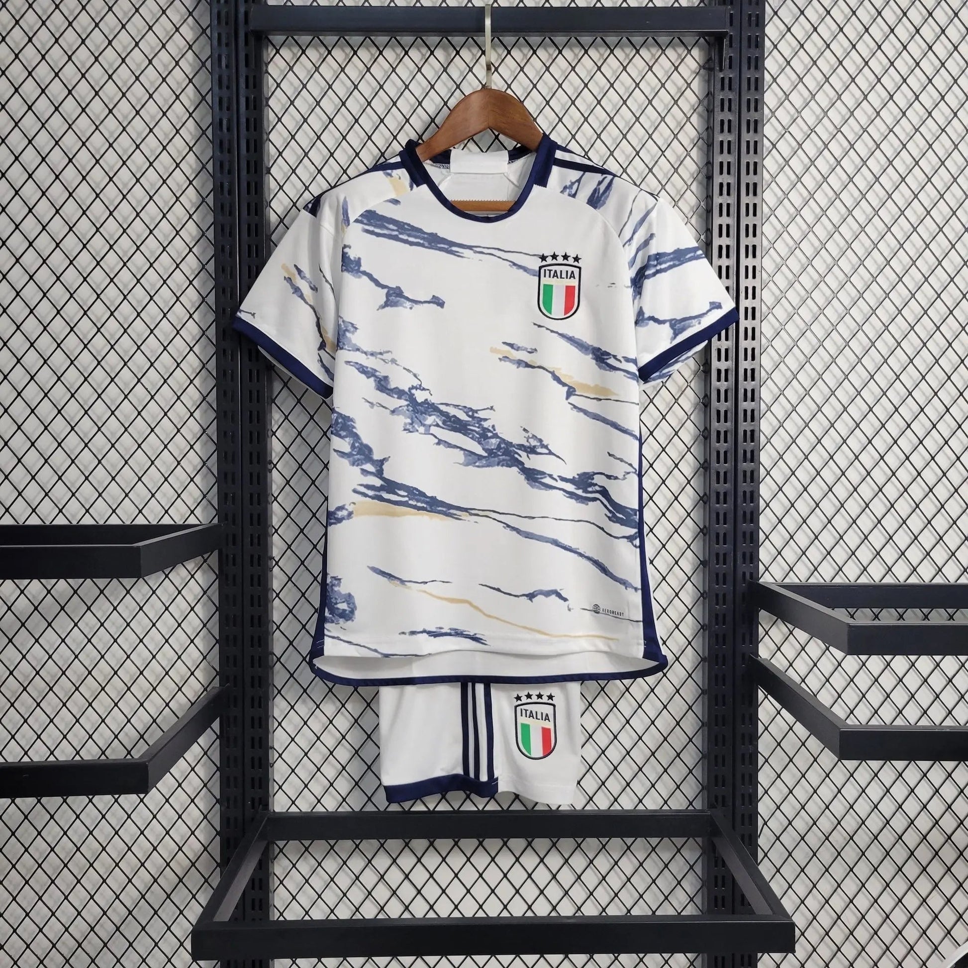 Italie maillot Extérieur ensemble Enfant 2023 2024