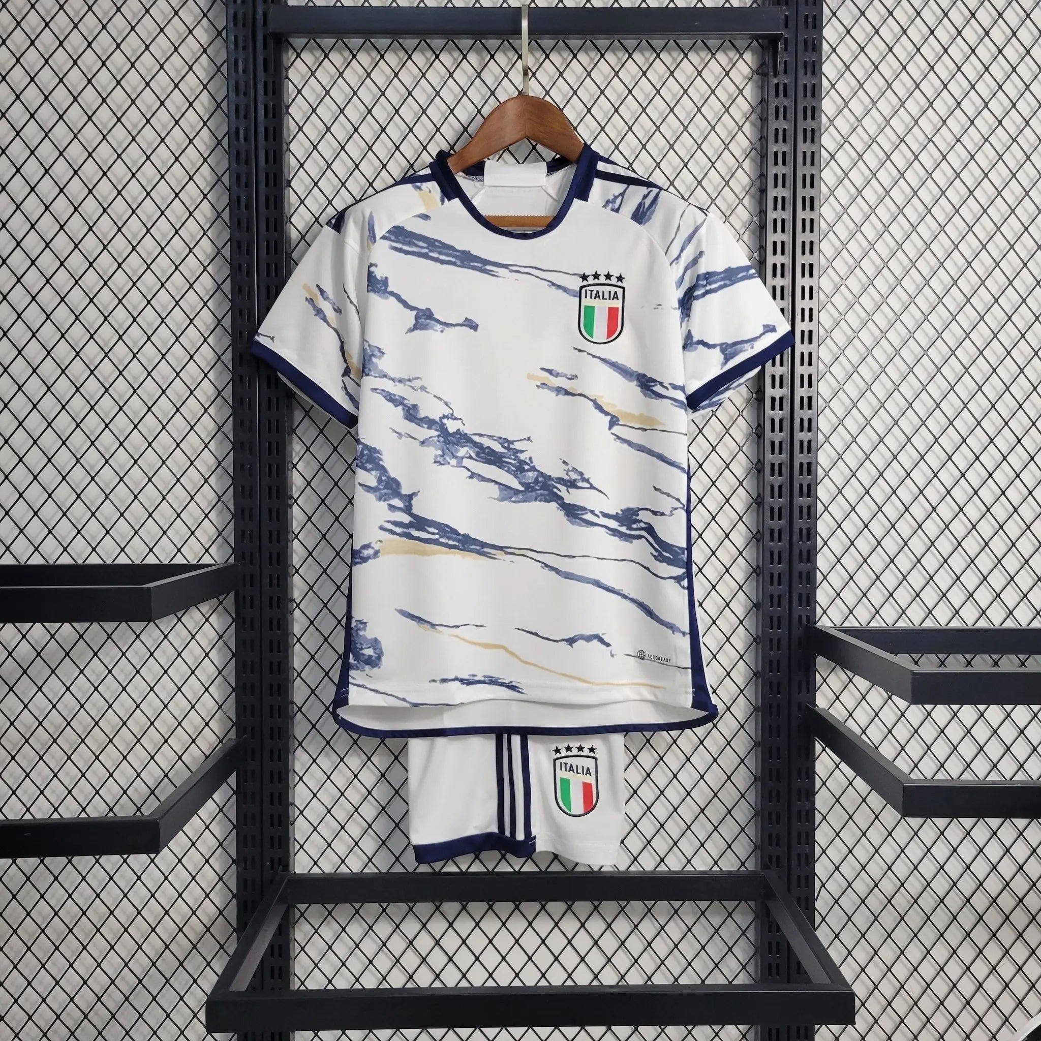 Italie maillot Extérieur ensemble Enfant 2023 2024