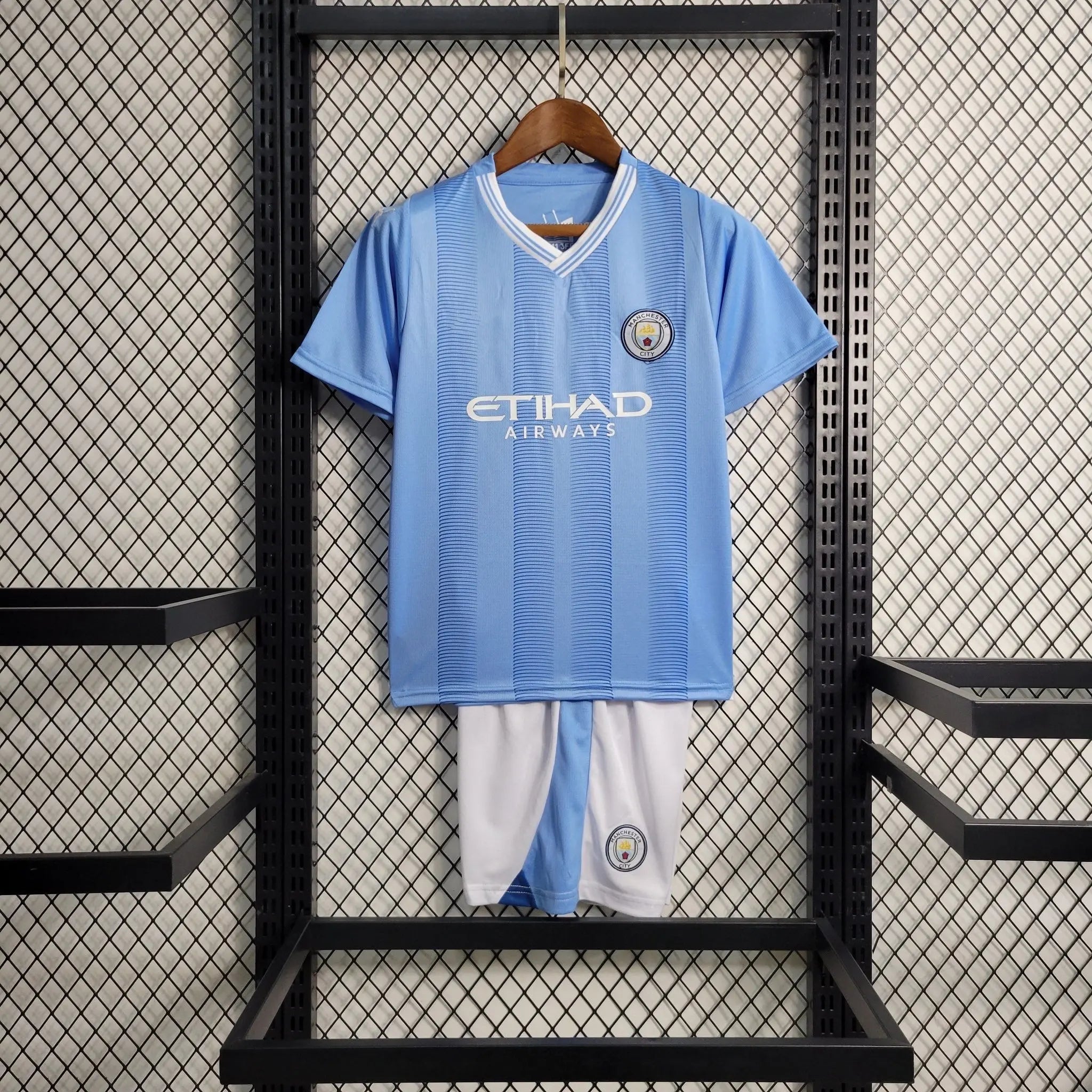 Manchester City maillot Domicile ensemble Enfant 2023 2024