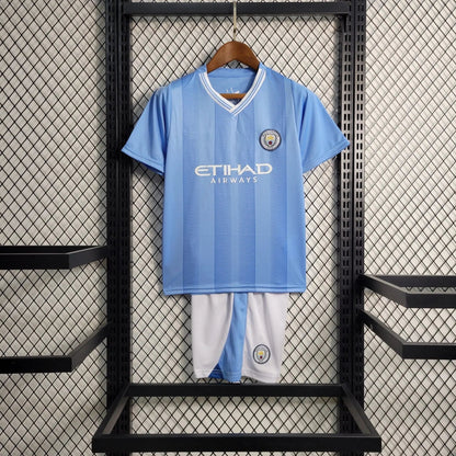 Manchester City maillot Domicile ensemble Enfant 2023 2024