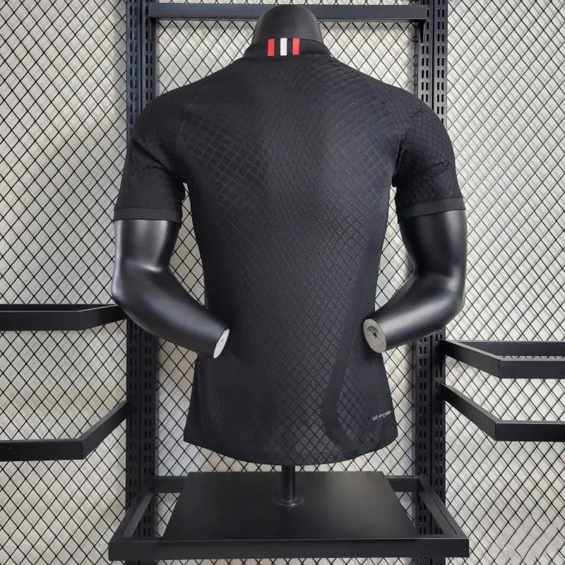 PSG maillot Édition spéciale version Player Totalement Noir 2023 2024