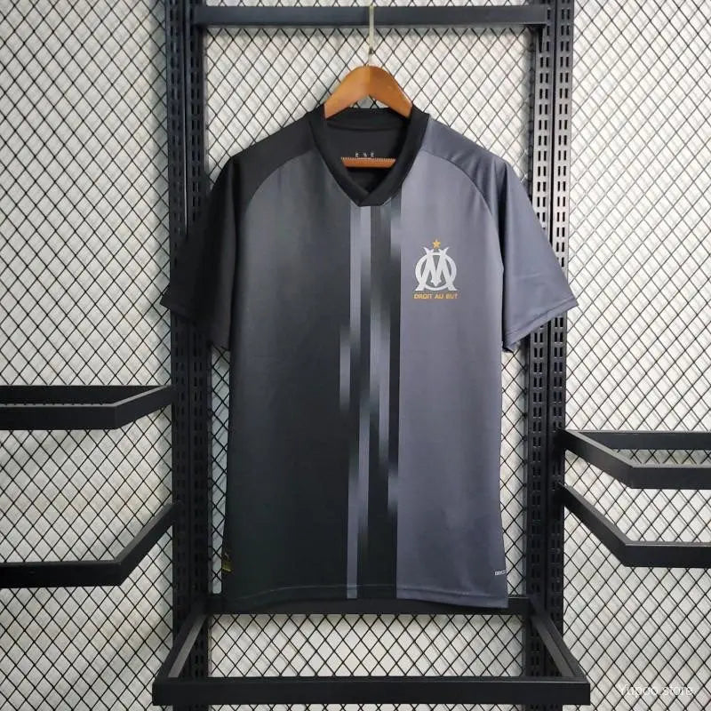 Olympique de Marseille maillot entraînement Totalement Noir 2023 2024