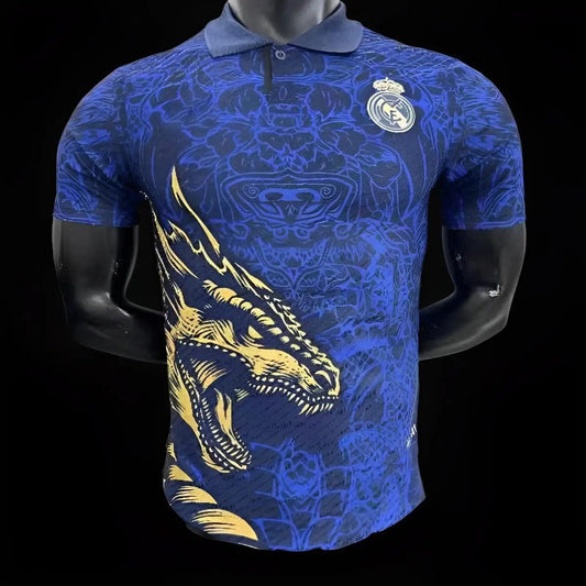 Real Madrid maillot Édition spéciale Dragon Bleu version Player 2023/2024