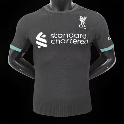 Liverpool maillot extérieur version Player Totalement Noir 2023 2024