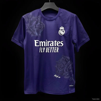 Maillot Real Madrid x Yamamoto Violet 2024 2025
