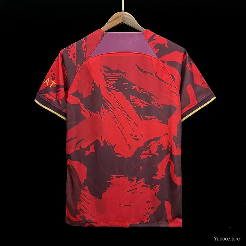 PSG maillot Concept rouge 2023 2024