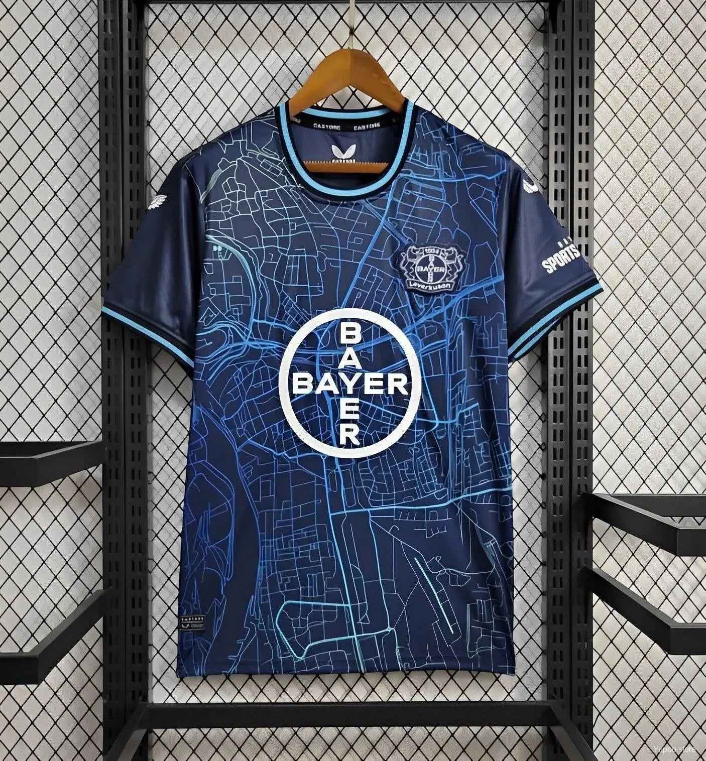 Maillot 24/25 Bayer 04 Leverkusen Charcoal Bleu