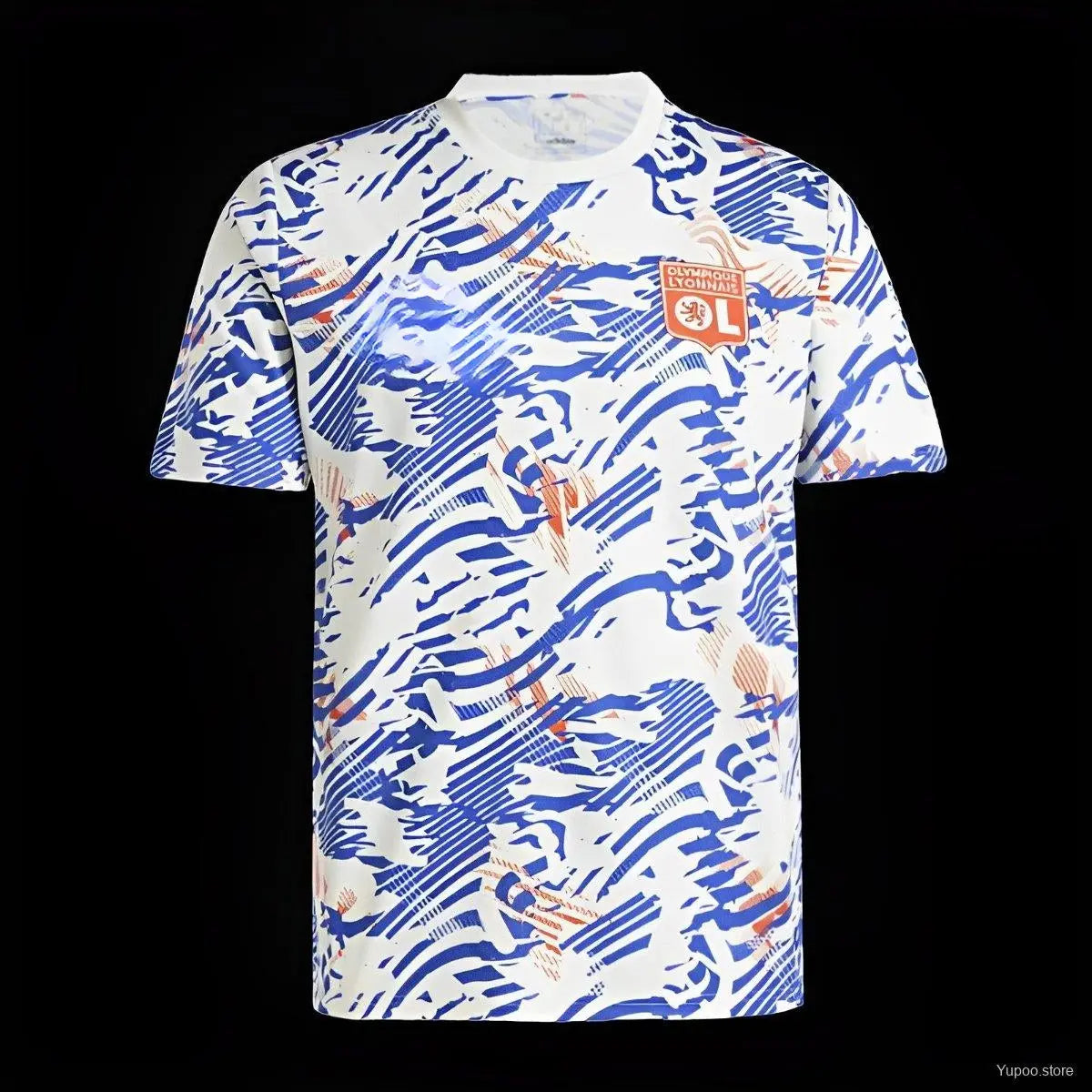 Maillot 24/25 Olympique Lyon Abstract Bleu Orange