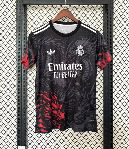 Maillot 24/25 Real Madrid Noir Spécial Dragon