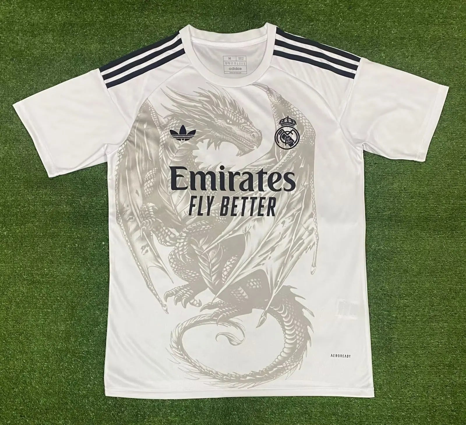 Maillot 24/25 Real Madrid Blanc Spécial Dragon