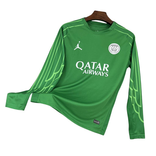 25-26 PSG Green Goalkeeper manche longue