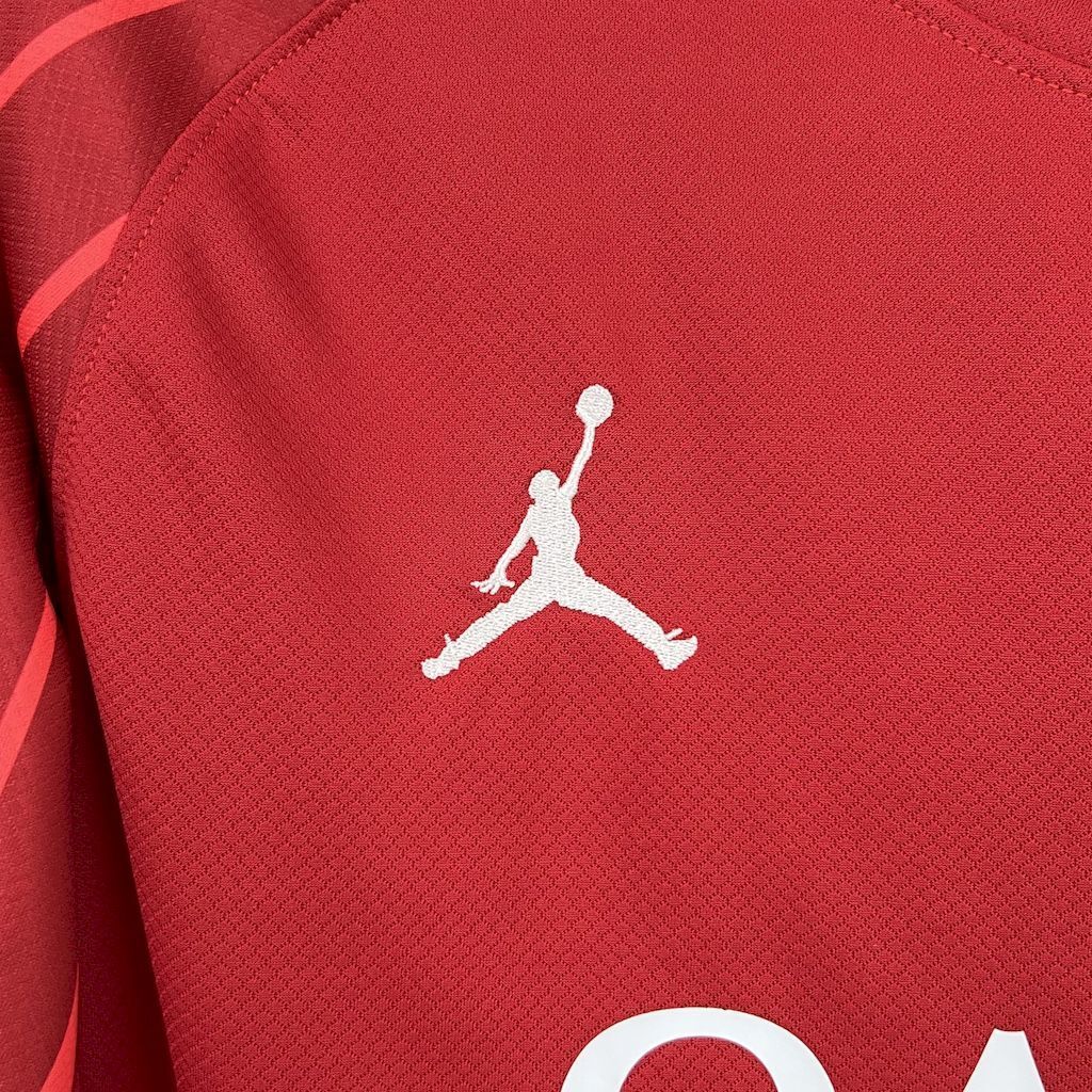 25-26 PSG Red Goalkeeper manche longue