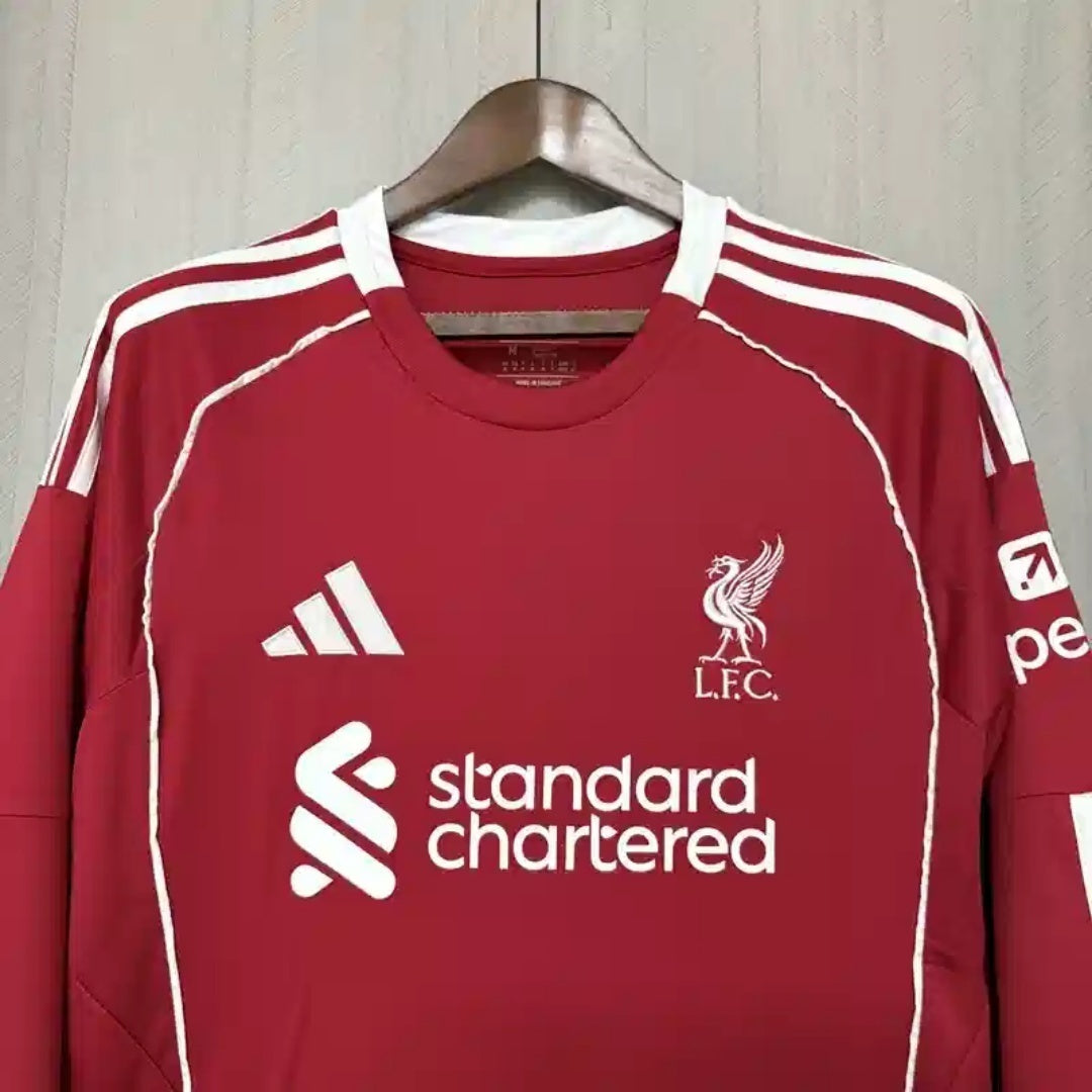 LIVERPOOL - MAILLOT DOMICILE MANCHE LONGUE 25/26