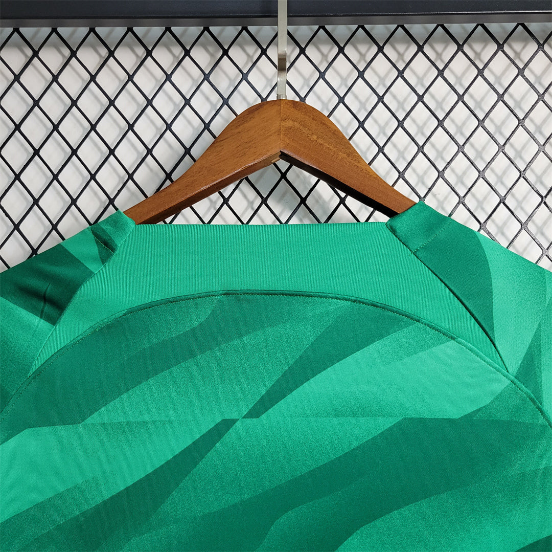 23-24 PSG Green Goalkeeper manche longue