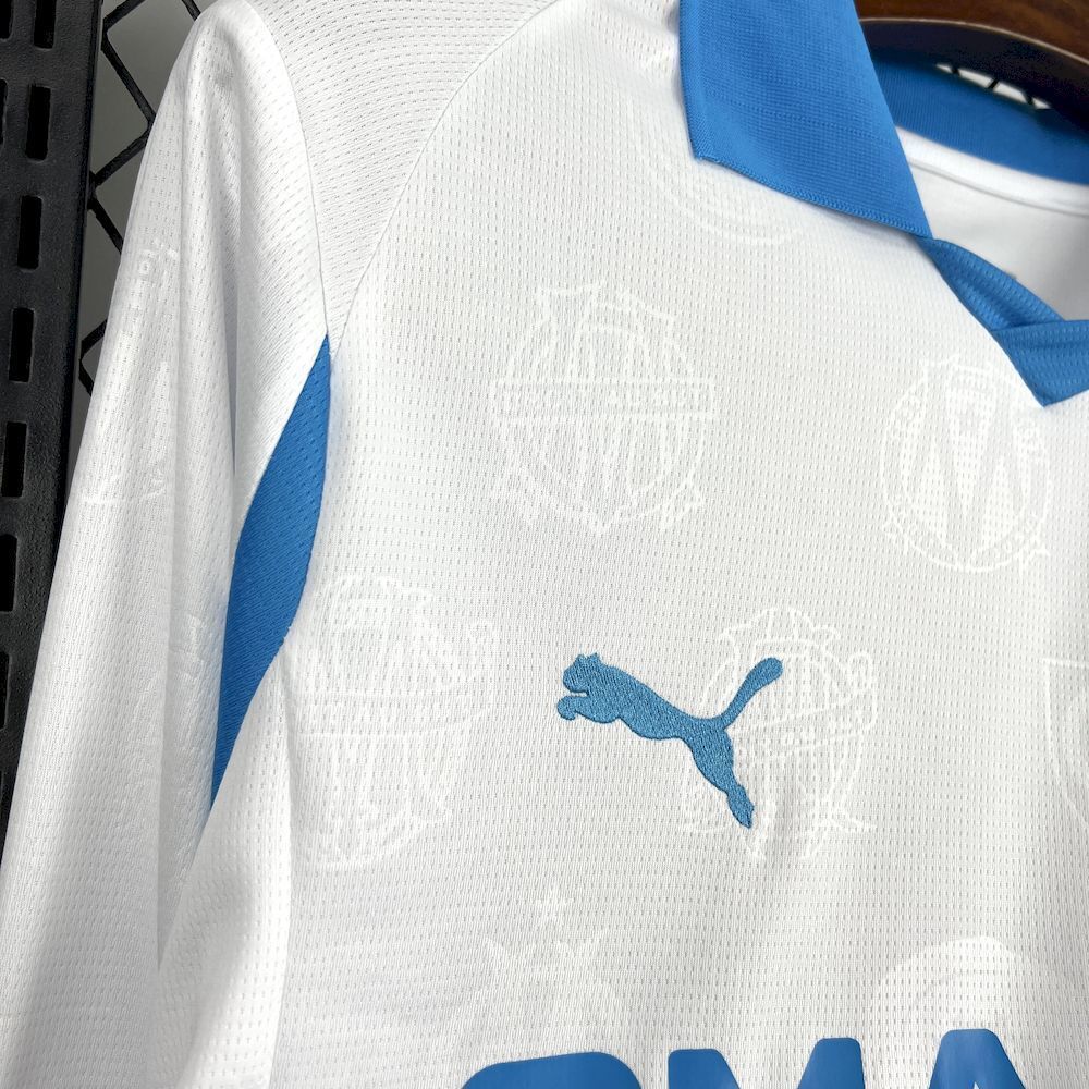 OLYMPIQUE DE MARSEILLE - MAILLOT DOMICILE MANCHE LONGUE 25/26