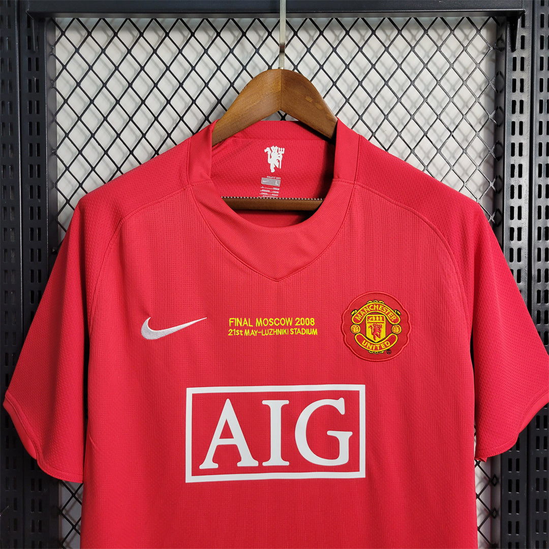 MANCHESTER UNITED - MAILLOT DOMICILE RETRO 07/08