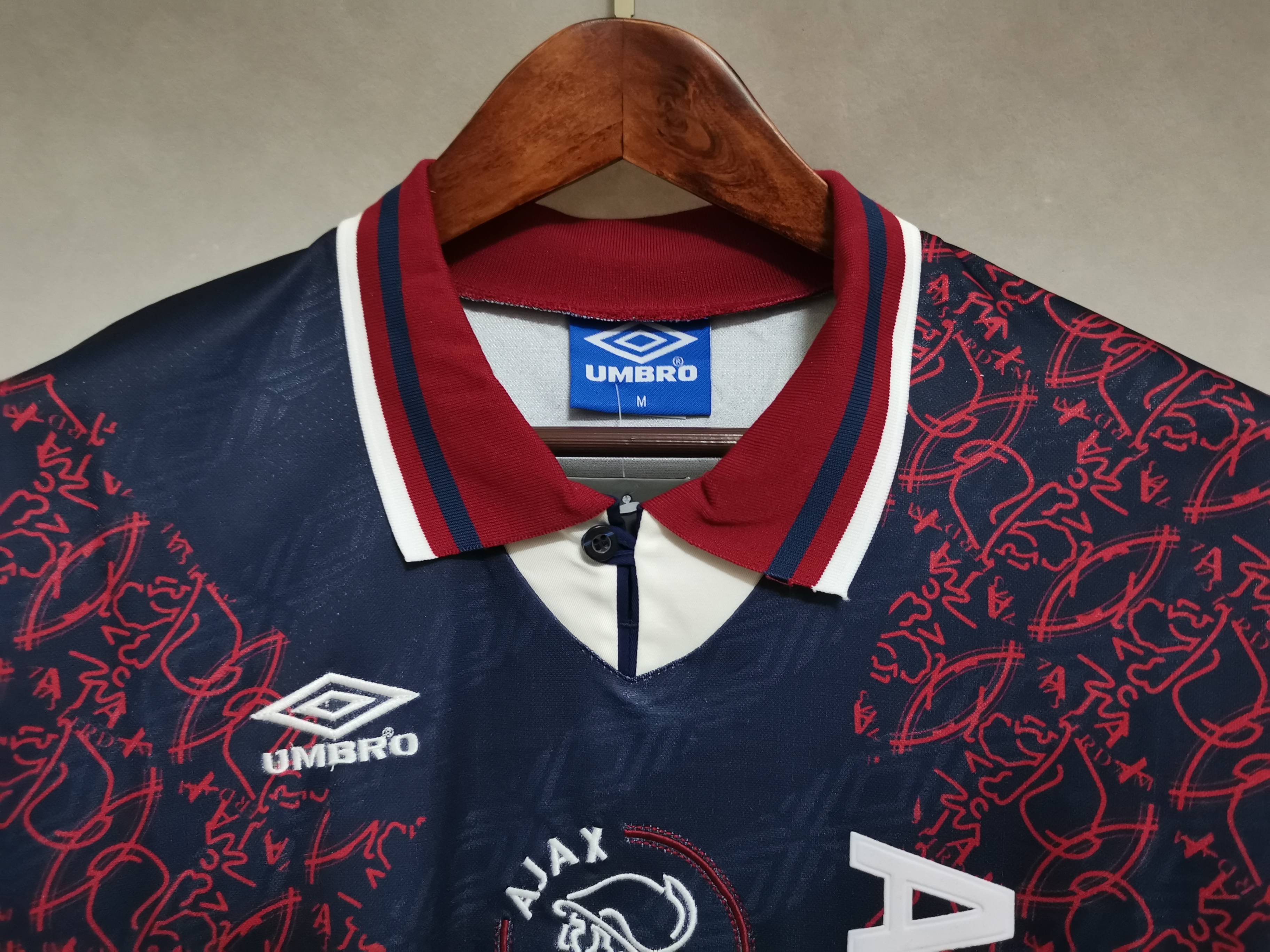 AJAX - MAILLOT EXTÉRIEUR MANCHES LONGUES RETRO 94/95