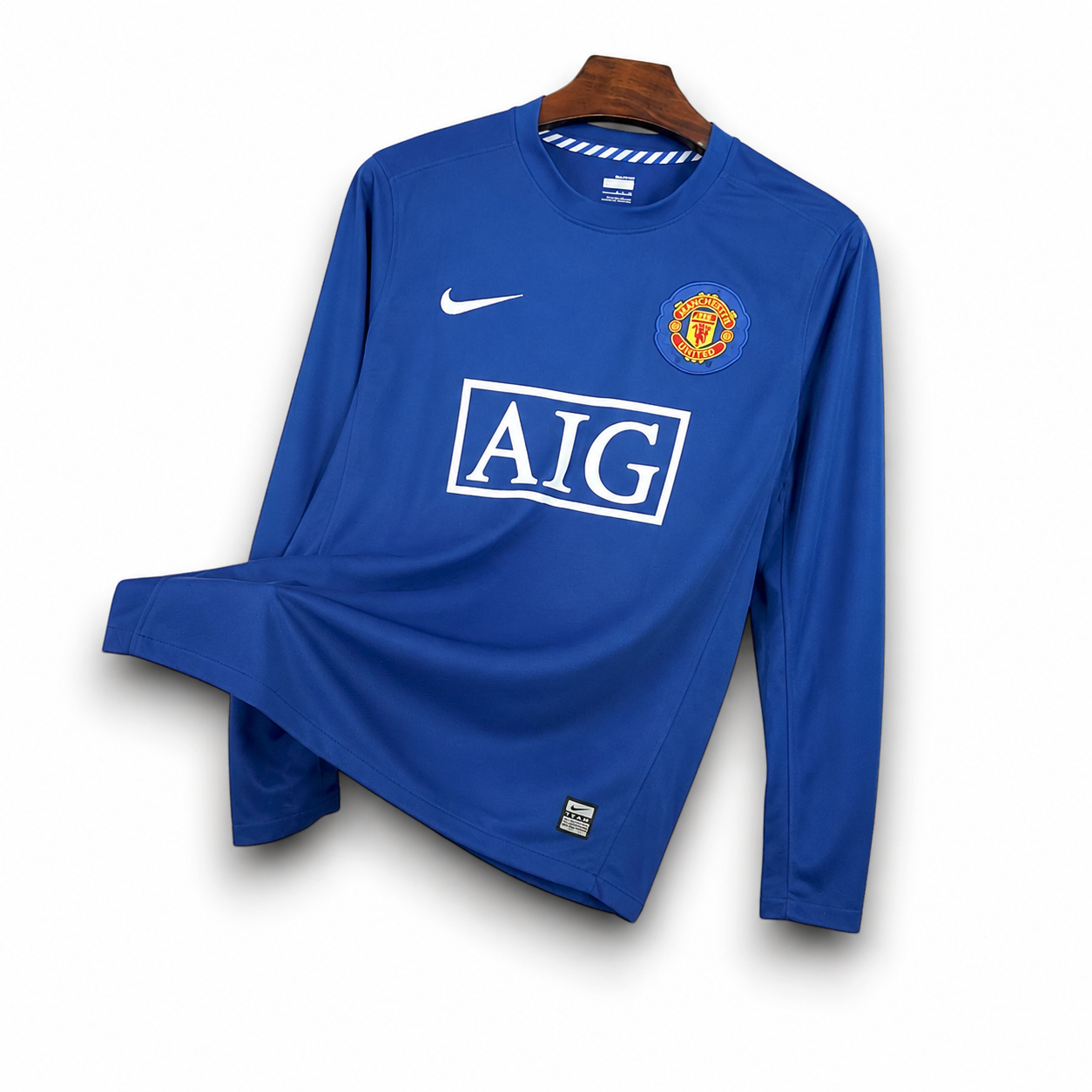 MANCHESTER UNITED - MAILLOT EXTÉRIEUR MANCHES LONGUES RETRO 08/09