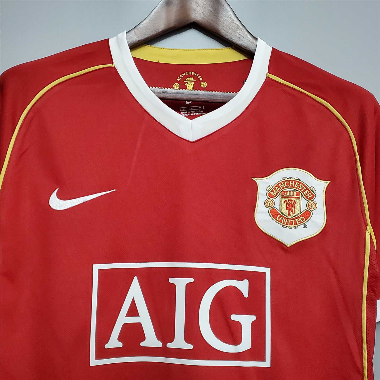 MANCHESTER UNITED - MAILLOT DOMICILE RETRO 06/07
