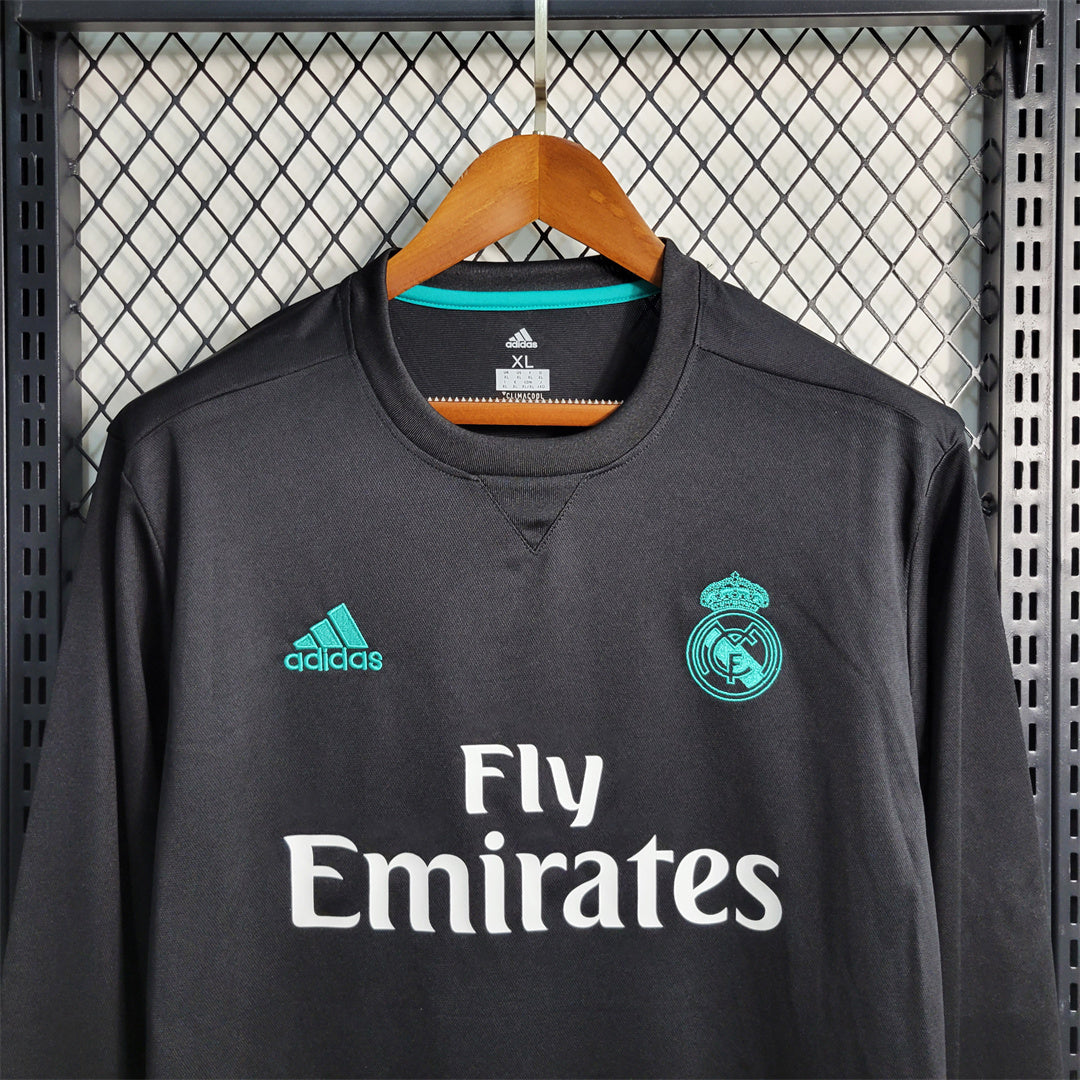 REAL MADRID - MAILLOT EXTÉRIEUR MANCHES LONGUES RETRO 17/18