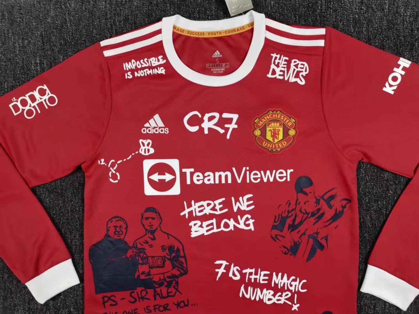 MANCHESTER UNITED - MAILLOT CONCEPT MANCHES LONGUES 21/22