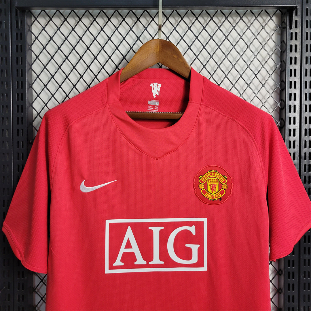 MANCHESTER UNITED - MAILLOT DOMICILE RETRO 07/08