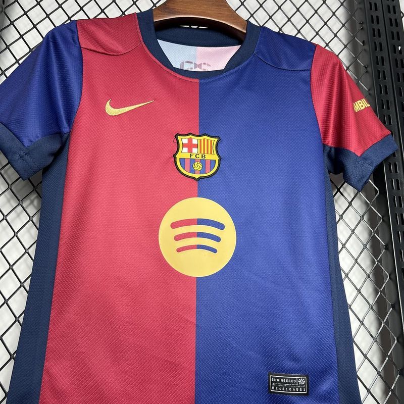 FC BARCELONE - ENSEMBLE ENFANT DOMICILE 24/25