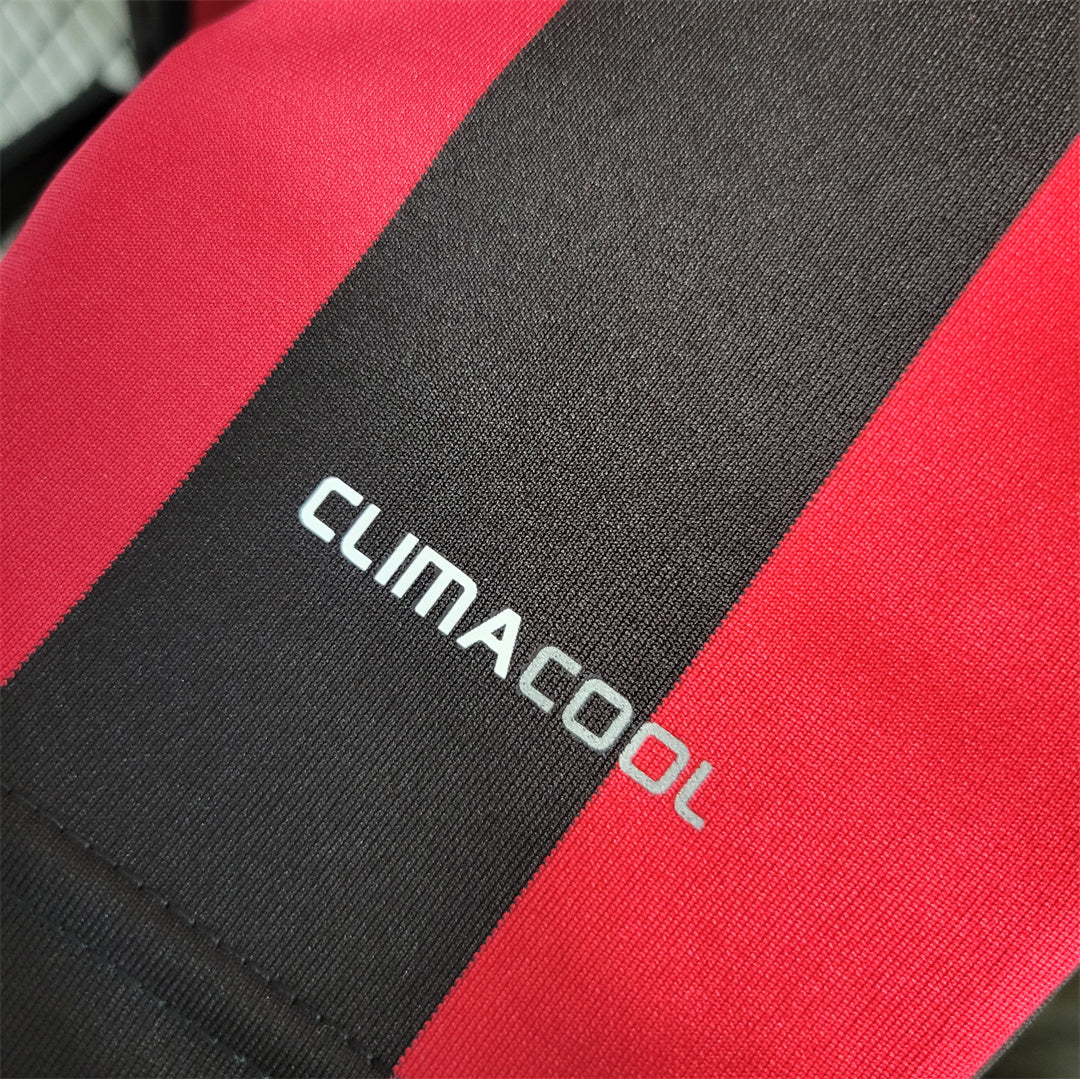 AC MILAN - MAILLOT DOMICILE MANCHES LONGUES RETRO 09/10