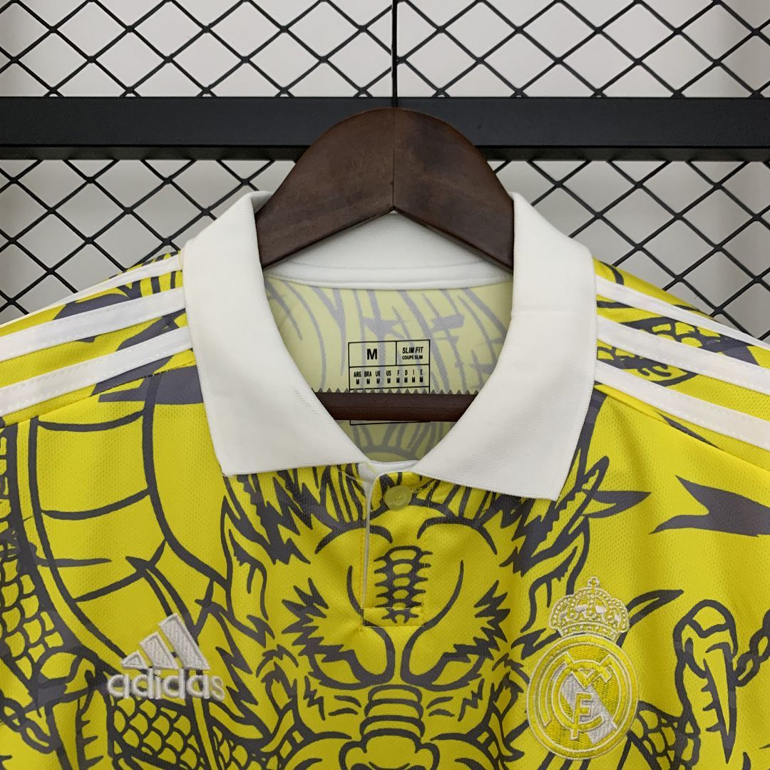REAL MADRID - MAILLOT CONCEPT "DRAGON JAUNE" 25/26