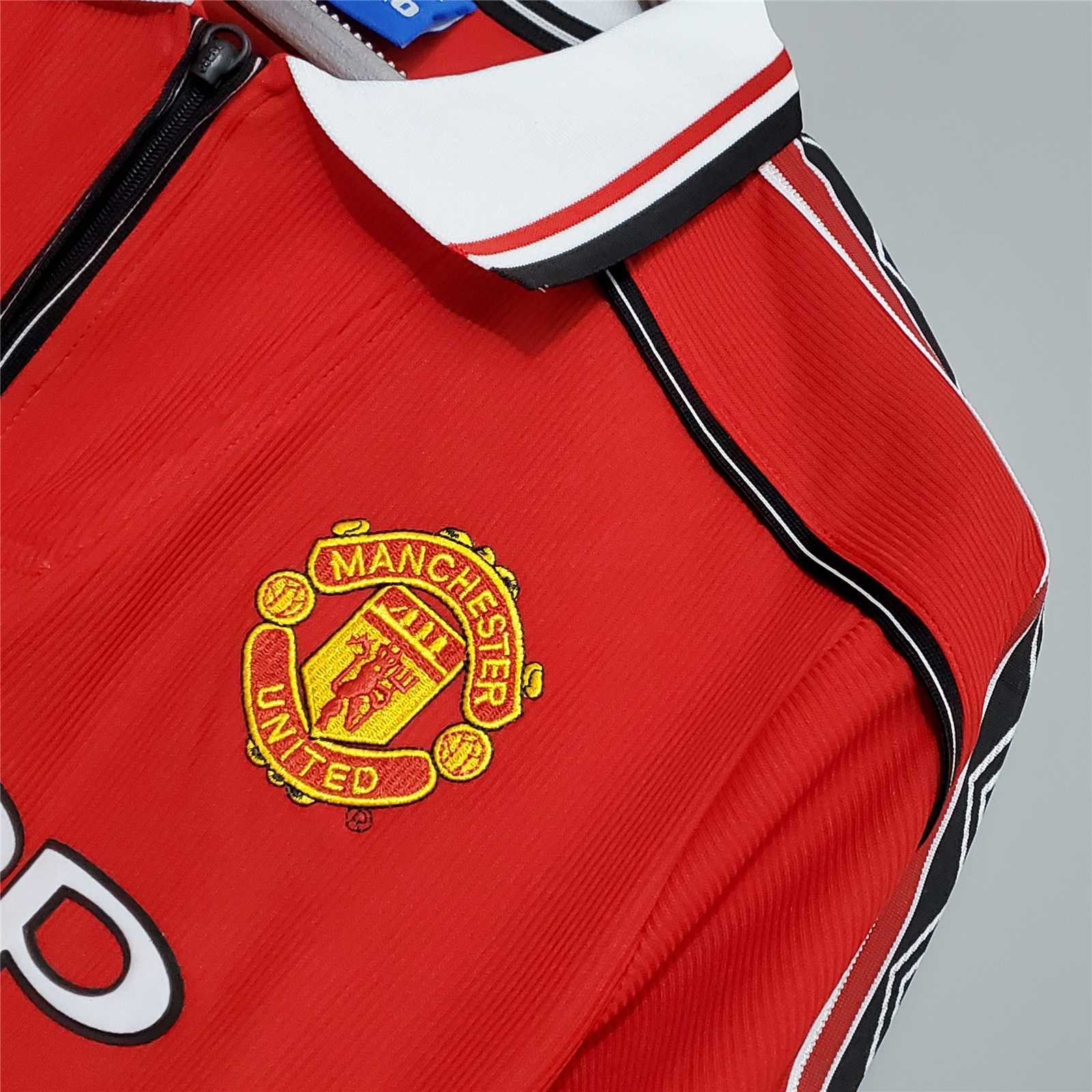 MANCHESTER UNITED - MAILLOT DOMICILE MANCHES LONGUES RETRO 98/99