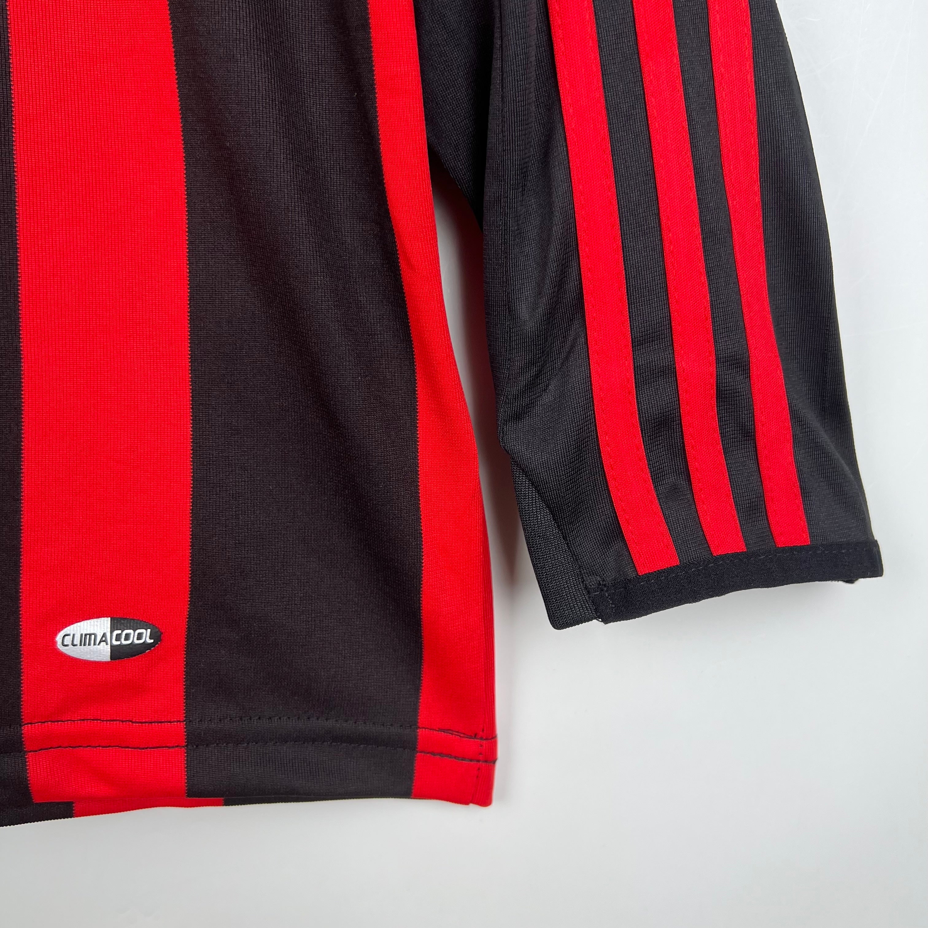 AC MILAN - MAILLOT DOMICILE MANCHES LONGUES RETRO 08/09
